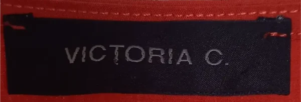 "Abito lungo estivo contemporaneo TerraModa Victoria, maniche a palloncino, stampa originale, taglia 40