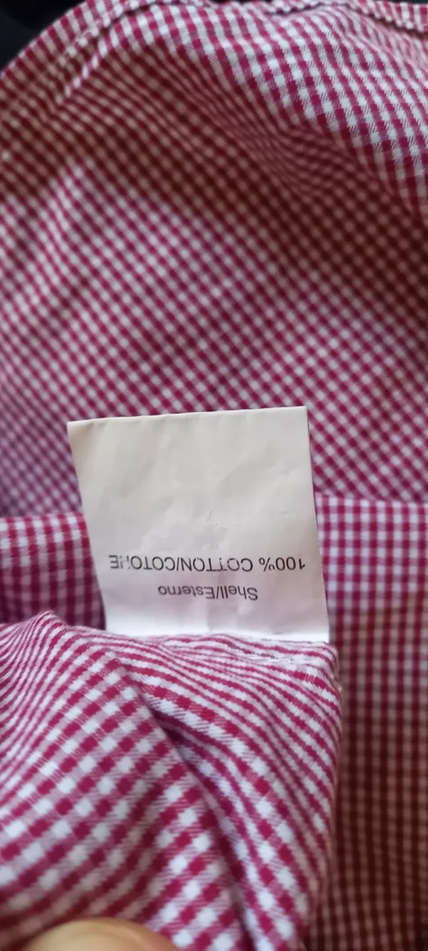 camicia a quadri colore rossa e bianca - cdm
