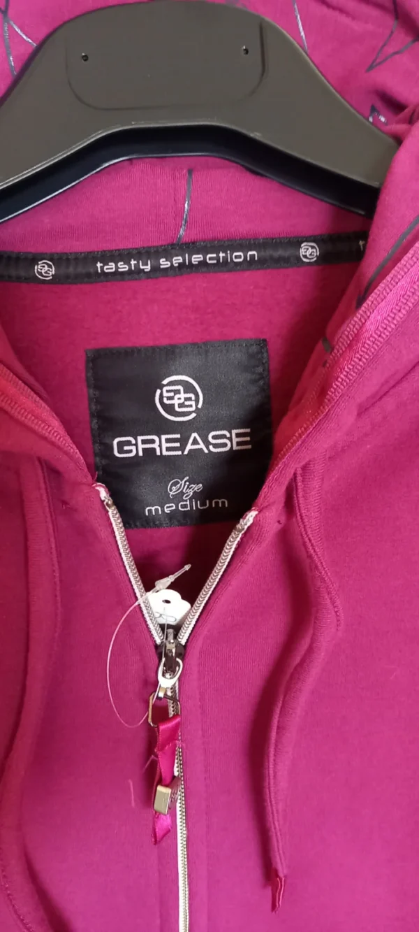 Felpa Donna Zip - Marca Grease