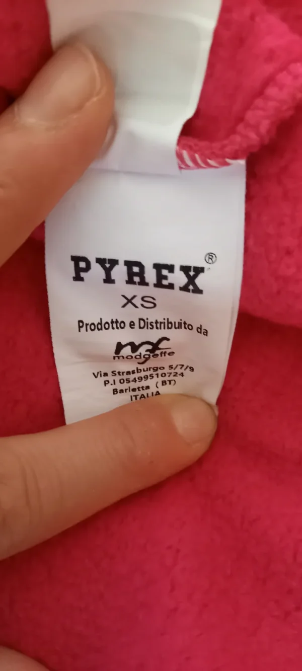 Felpa donna Rosa della Pyrex