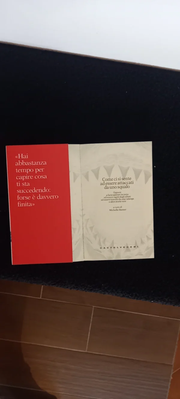 come ci si sente ad essere attaccati da uno squalo - libro