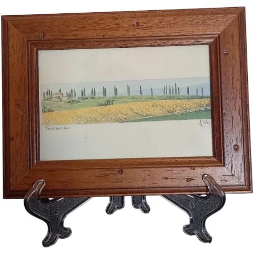 Quadro del paesaggio della toscana