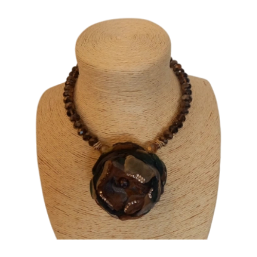 collana con ciondolo stile bohémien